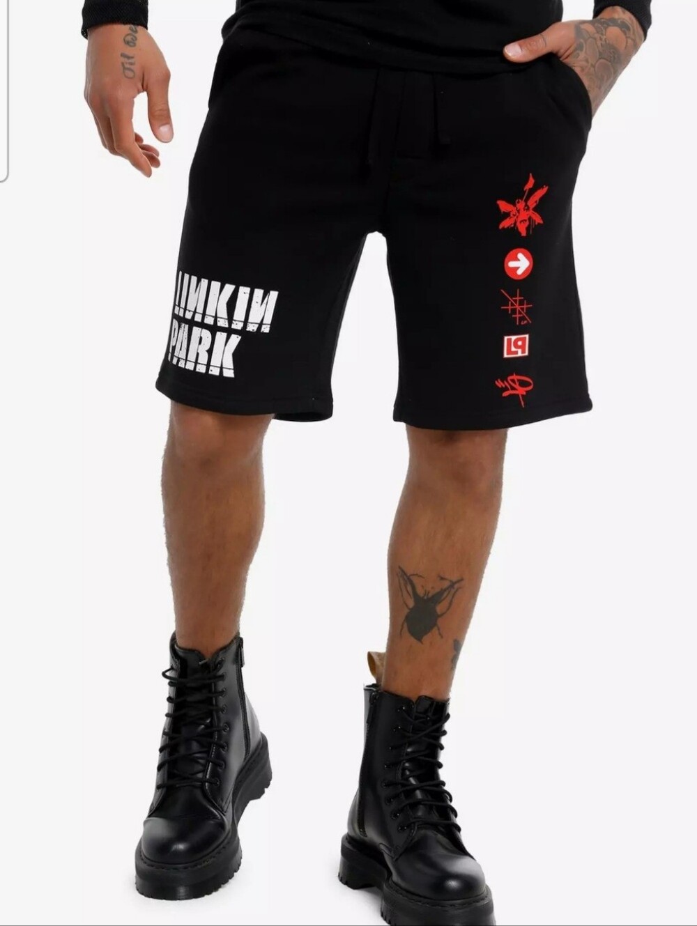 Linkin Park Fleece Lounge Shorts